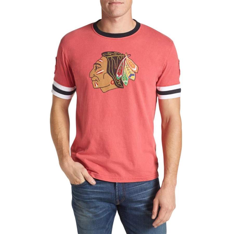 Chicago Blackhawks – Logo Remote Control Red Jersey T-Shirt