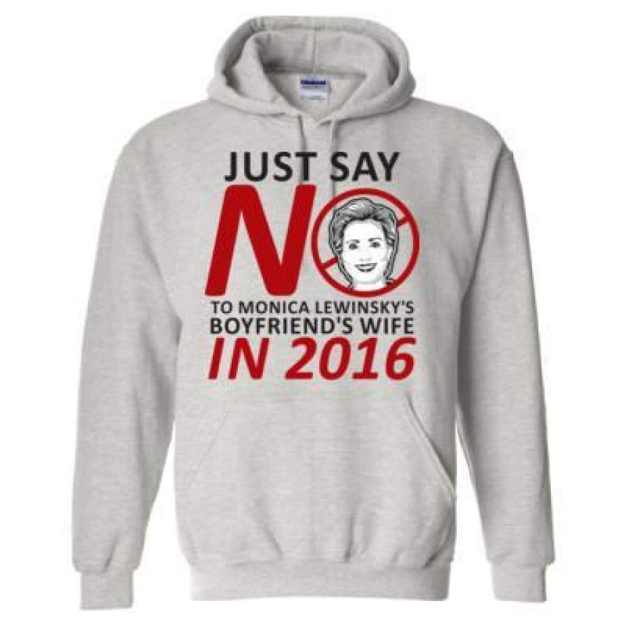 AGR Just Say No To Monica Lewinskys Boyfriends Wife In 2016 – Heavy Blend™ Hooded Sweatshirt