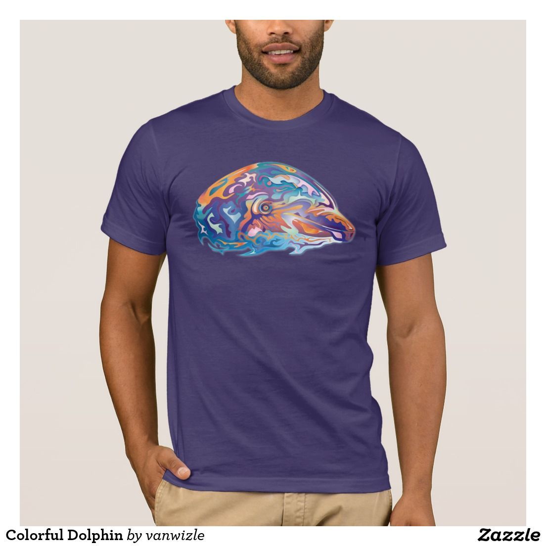 Colorful Dolphin shirt