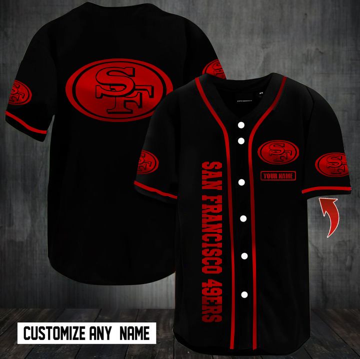 NVA220321A01 49ers Baseball Shirt 3D Custom Name