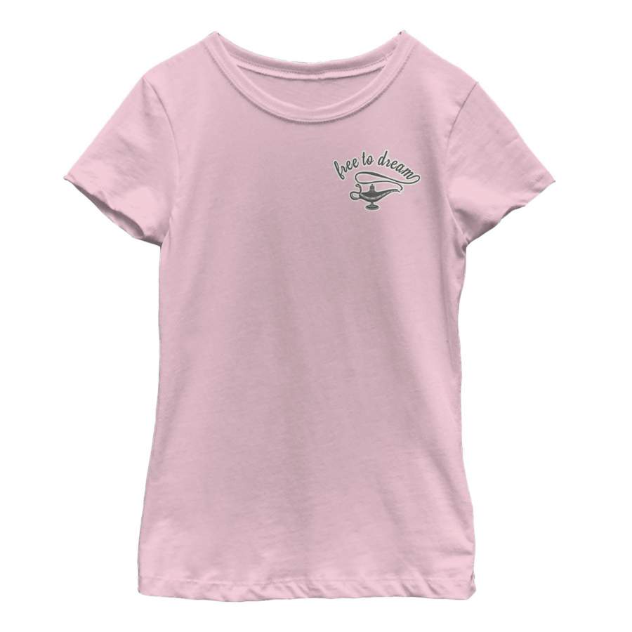 Aladdin Girl’s Free to Dream Badge  T Shirt