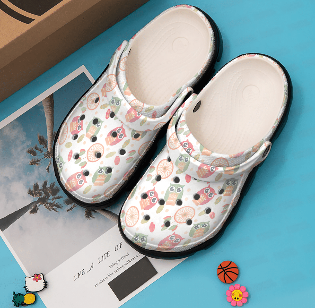 Owl Personalized Clog, Custom Name, Text, Color, Number Fashion Style For Women, Men, Kid, Print 3D Dreamy Owls