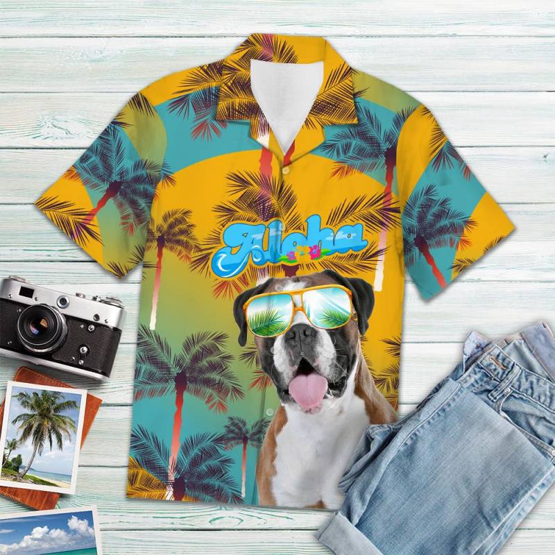 Boxer Aloha Hawaii Shirt Ha26079