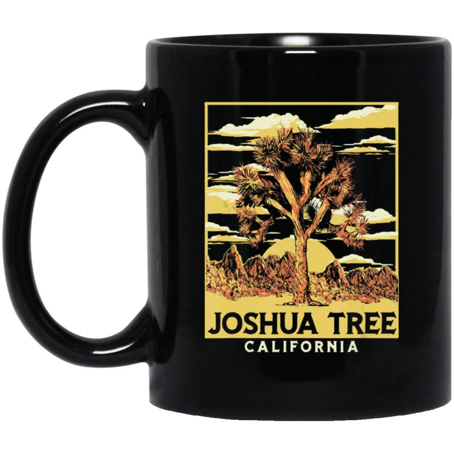 Joshua Tree National Park Vintage Style Graphic _1313 Coffee Mug