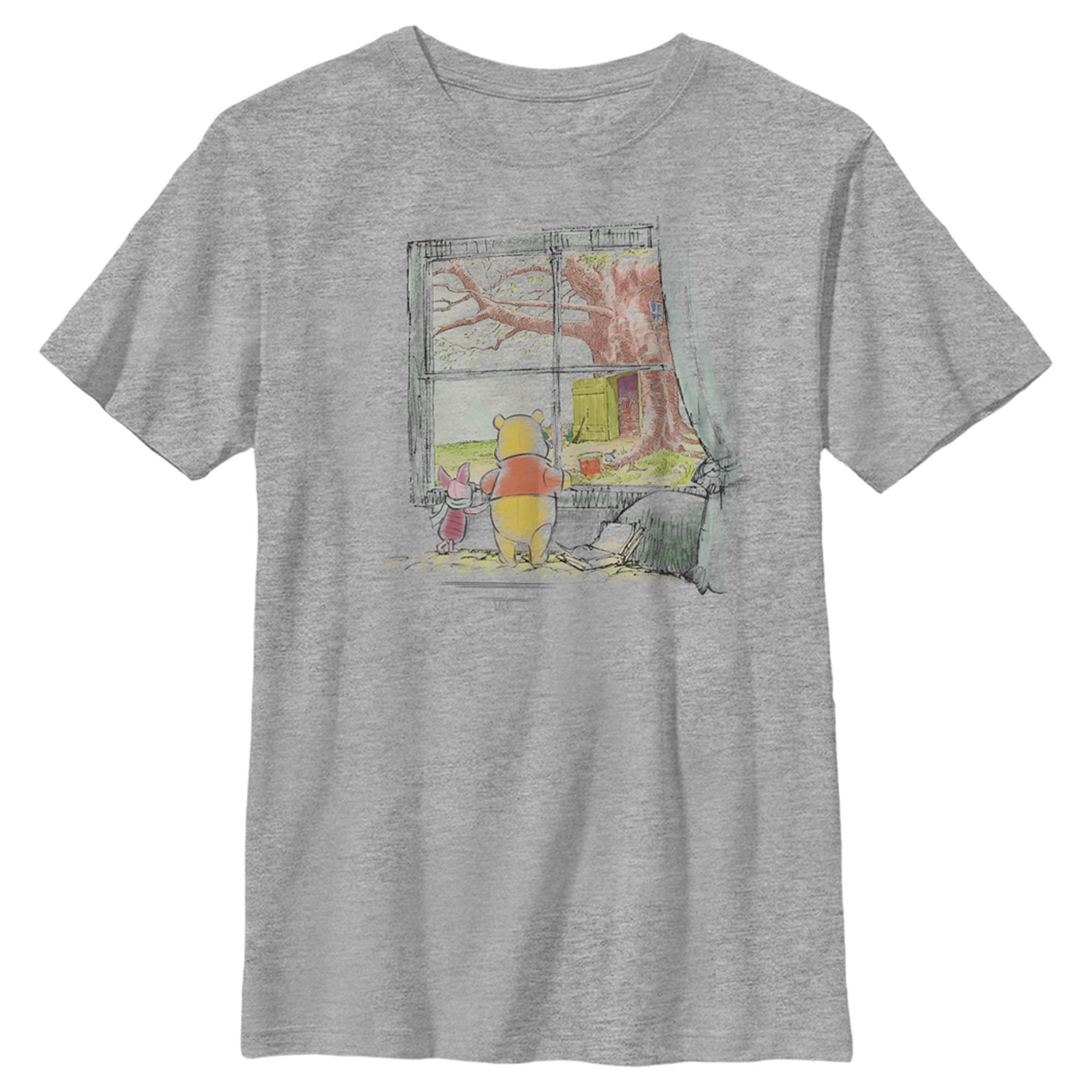 Boy’S Winnie The Pooh Window Watching T-Shirt