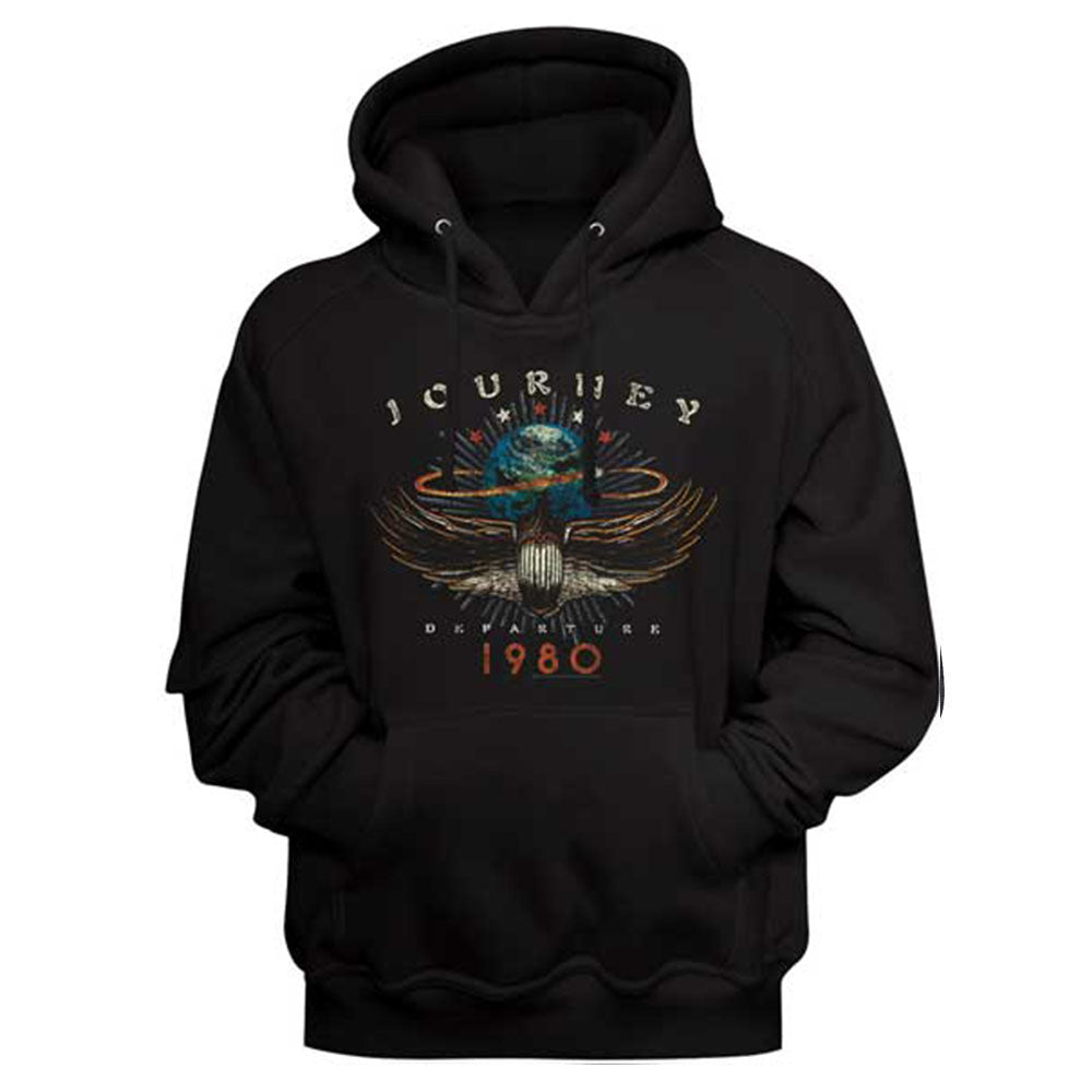 Journey – Departure 1980 | Black L/S Pullover Adult Hoodie