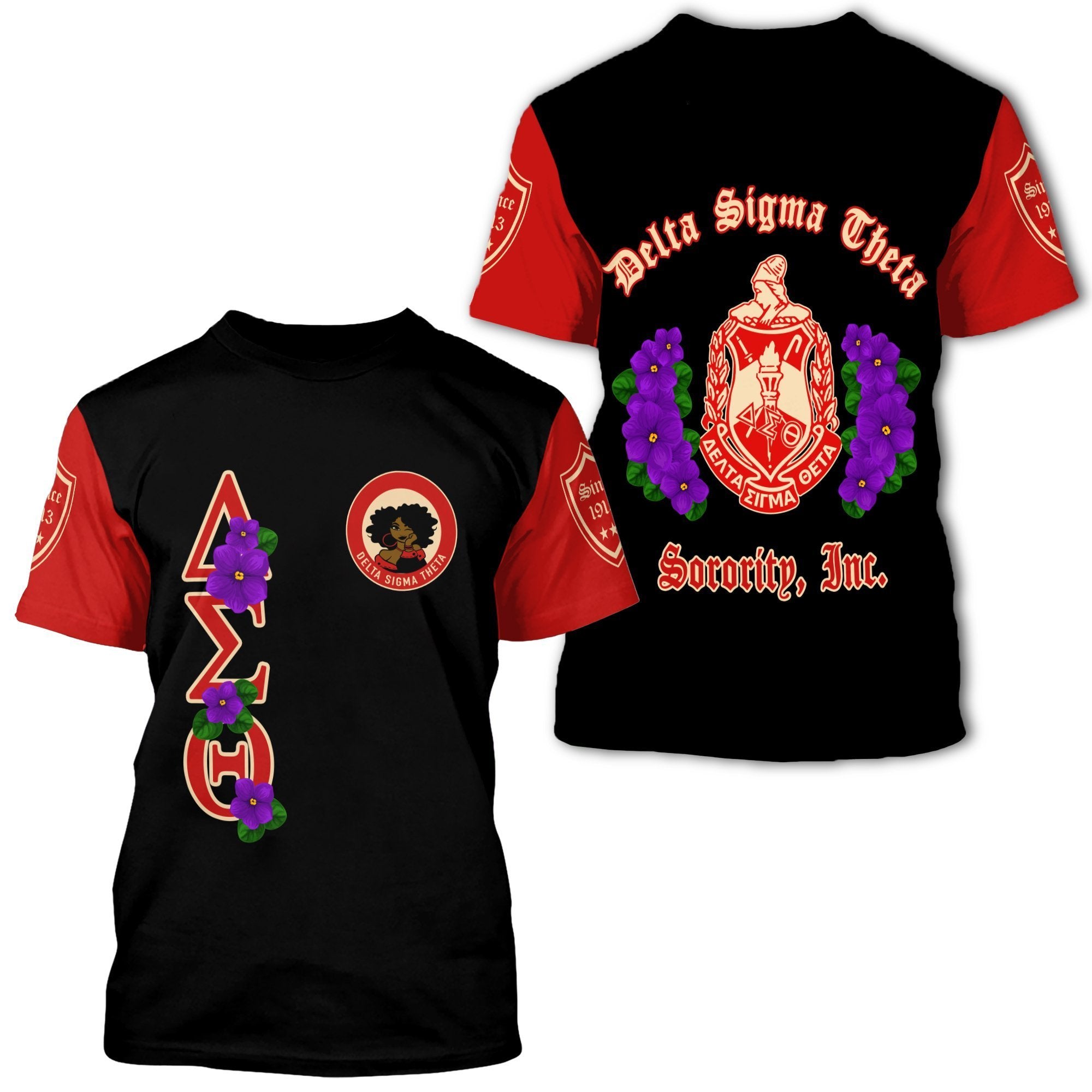 Greek Life T-Shirt – Delta Sigma Theta Violet Pareeshy T-Shirt