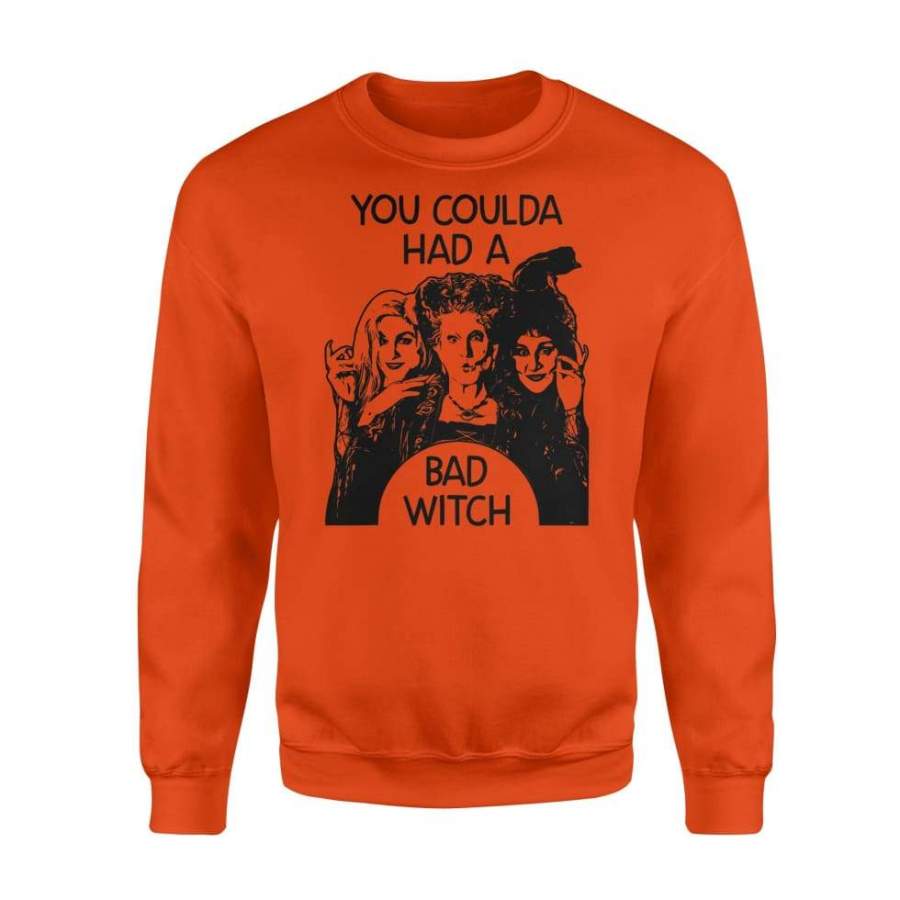 You Coulda Had A Bad Witch Halloween Funny – Standard Fleece Sweatshirt