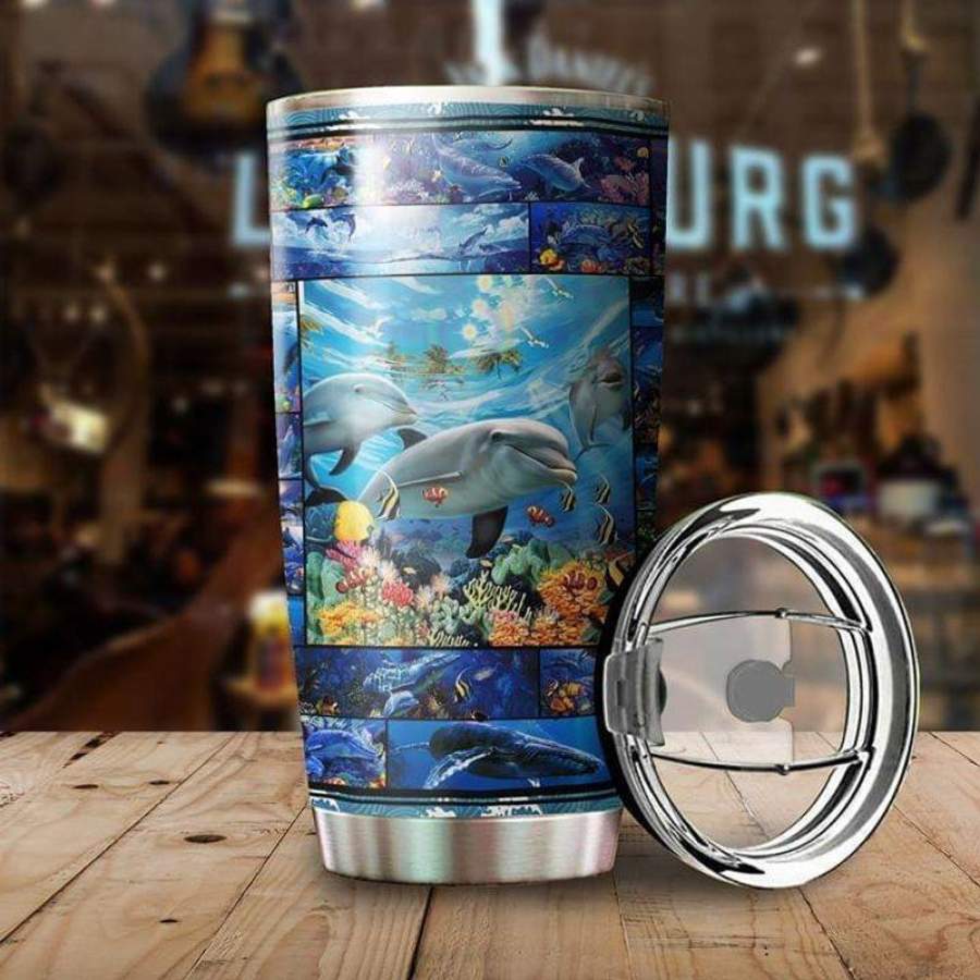 Dolphin Lovers Tumbler 20oz