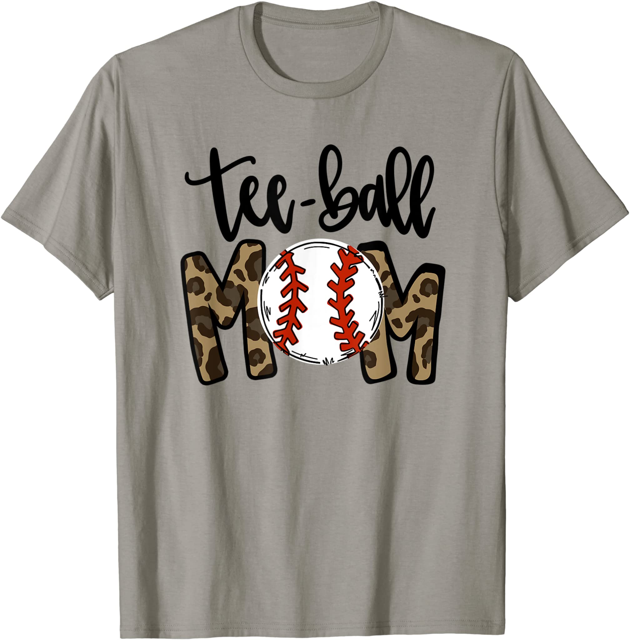 Teeball Mom Leopard Funny Ball Mom Mother’S Day Gift