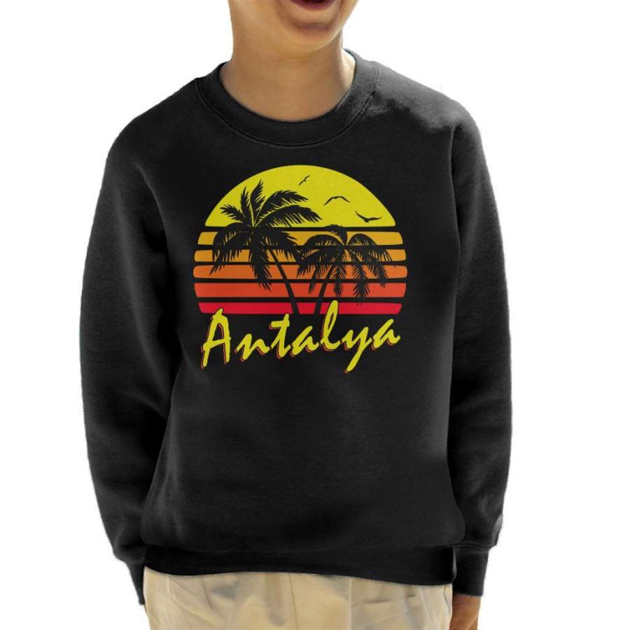 Antalya Vintage Sun Kid’s Sweatshirt