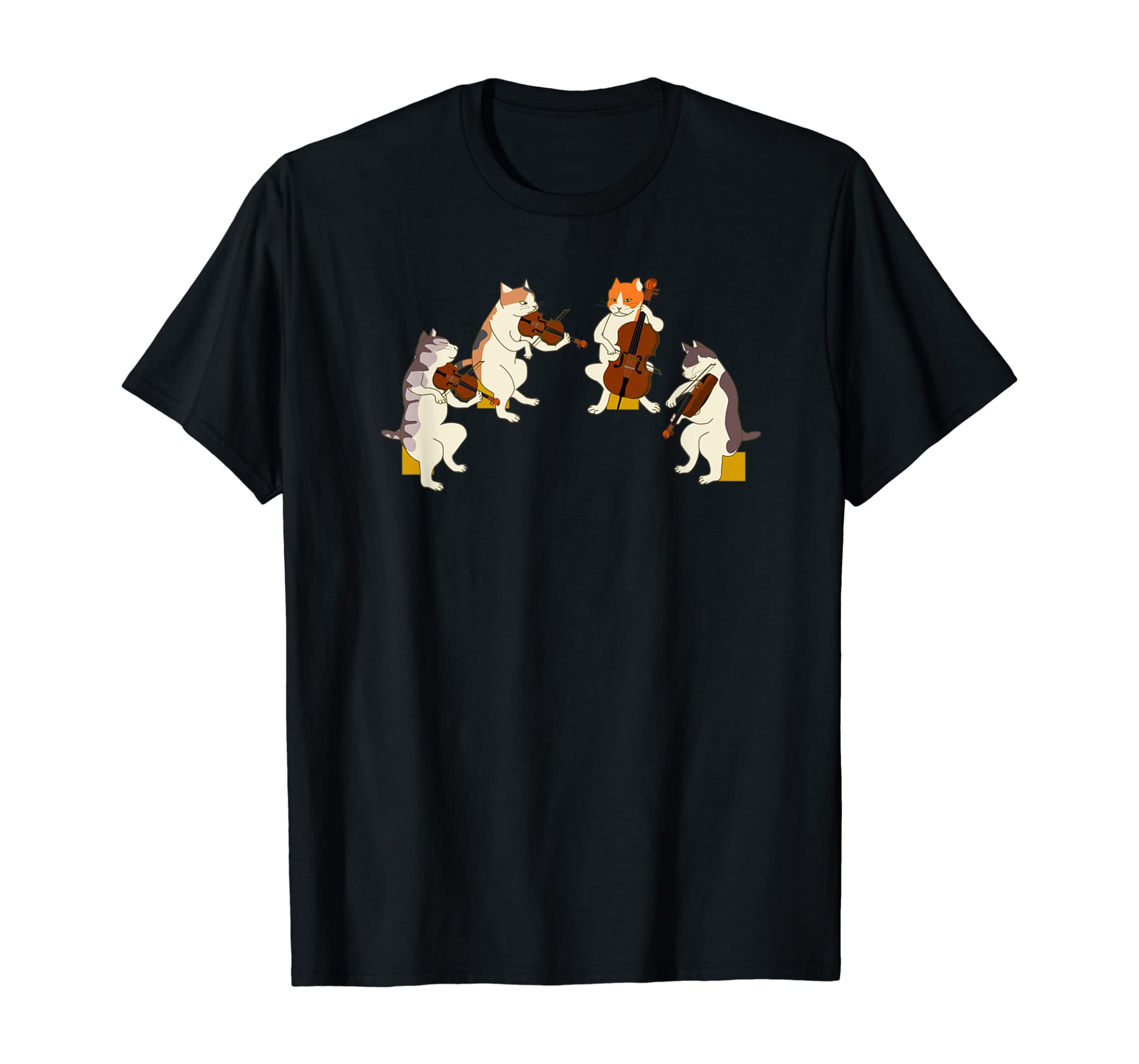 Cat Tshirt Cats String Quartet TShirt Funny Musician Gift