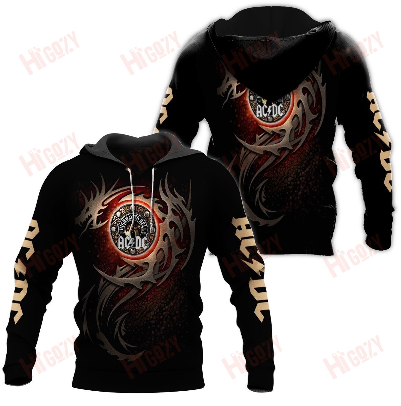 Ac/Dc Hoodie 3D – V959