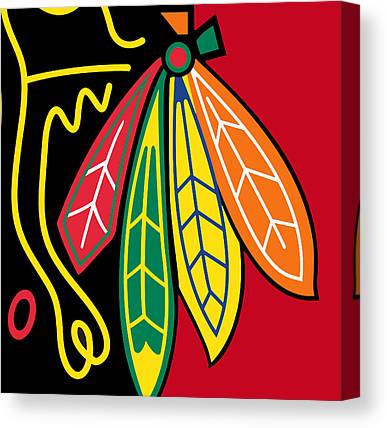 Chicago Blackhawks 2 Tony Rubino Canvas Print