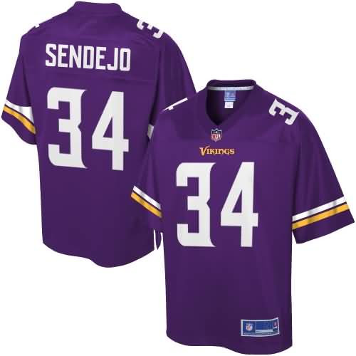 Andrew Sendejo Minnesota Vikings NFL Pro Line Youth Player Jersey – Purple