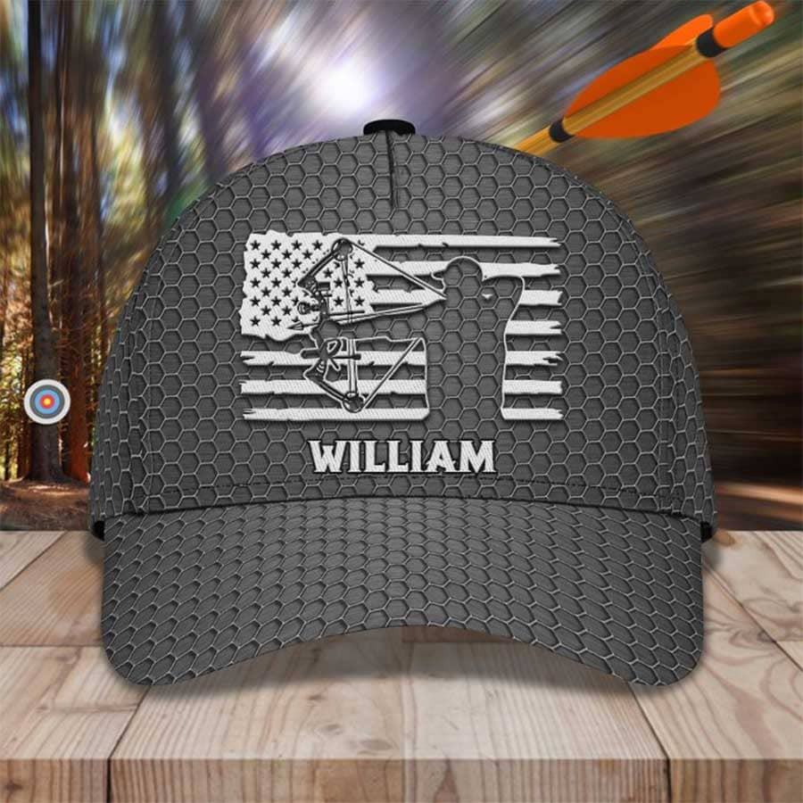 Personalized Archery Baseball Cap For Man, Archery Hat For Husband, Archery Hat For Him, Cap For Archers