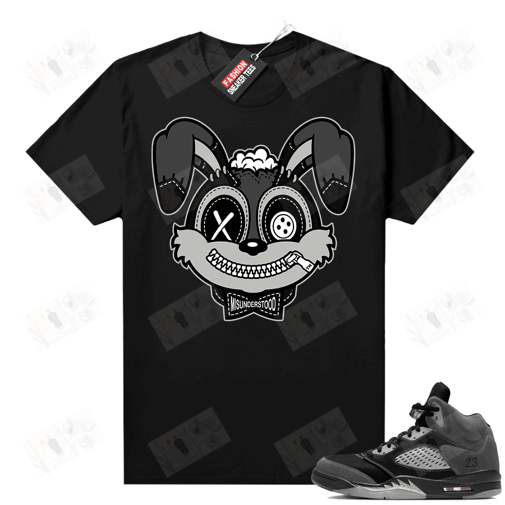 Jordan 5 Anthracite Shirt Black Bunny