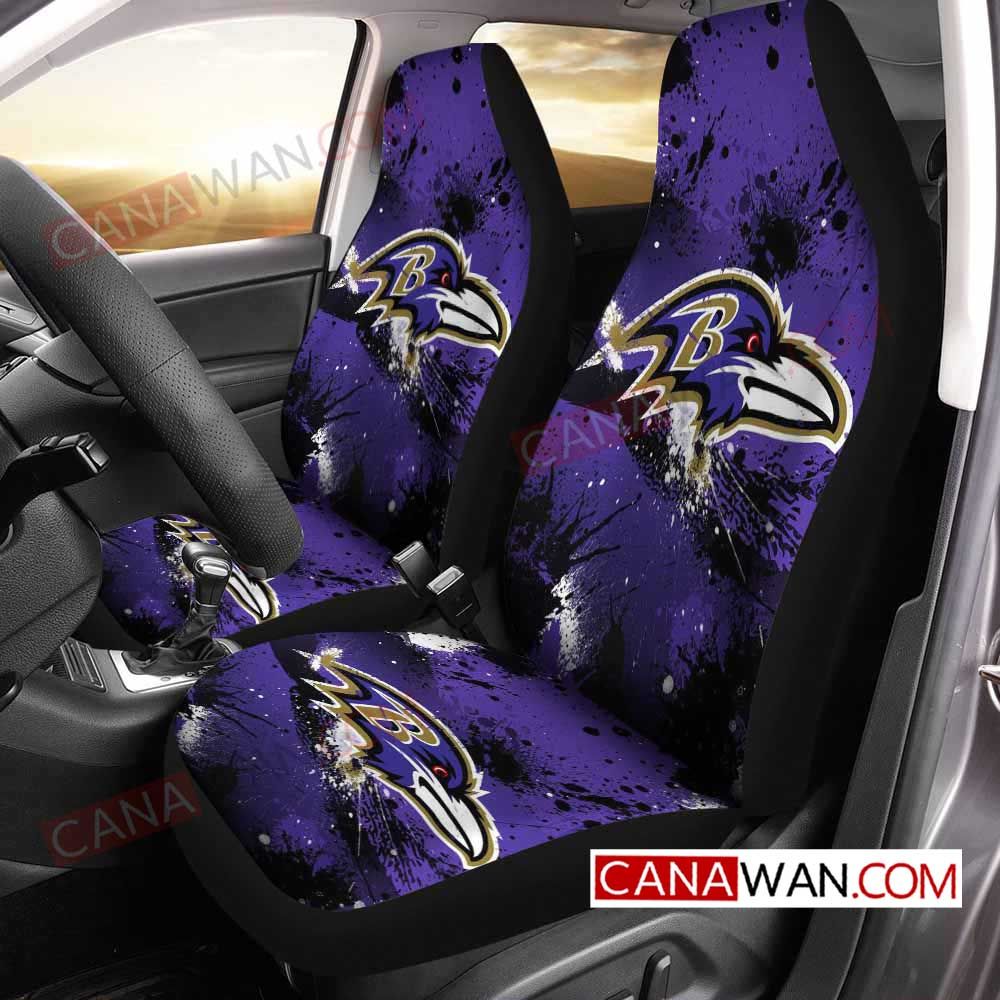 Baltimore Ravens Style097 3D Customized Personalized Car Seat Cover