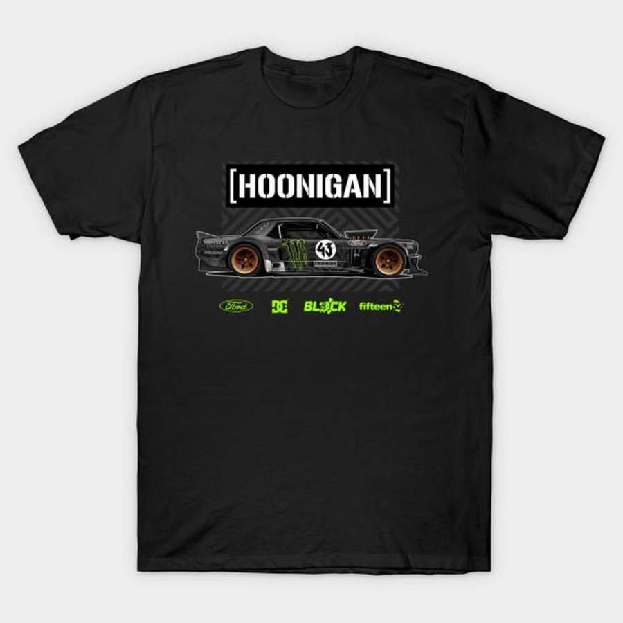 Ford Mustang Hoonigan   T-shirt All Over Print For Unisex