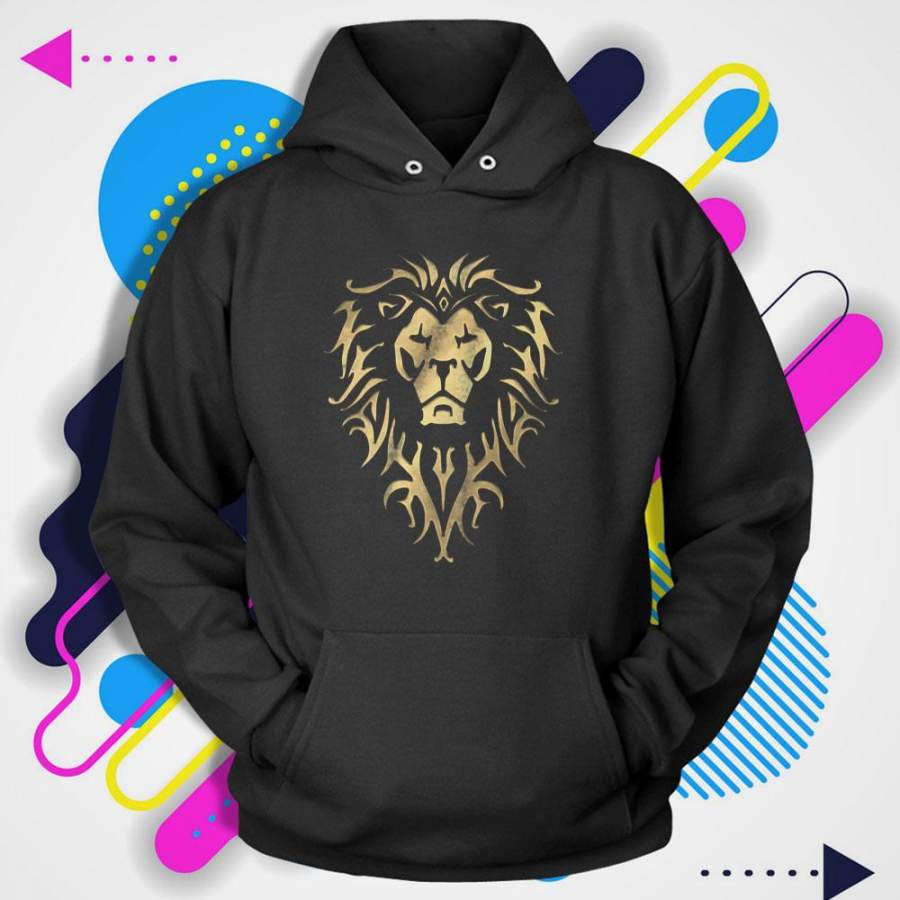 Warcraft Movie T Shirt Lion Wow Alliance Men’S Hoodie