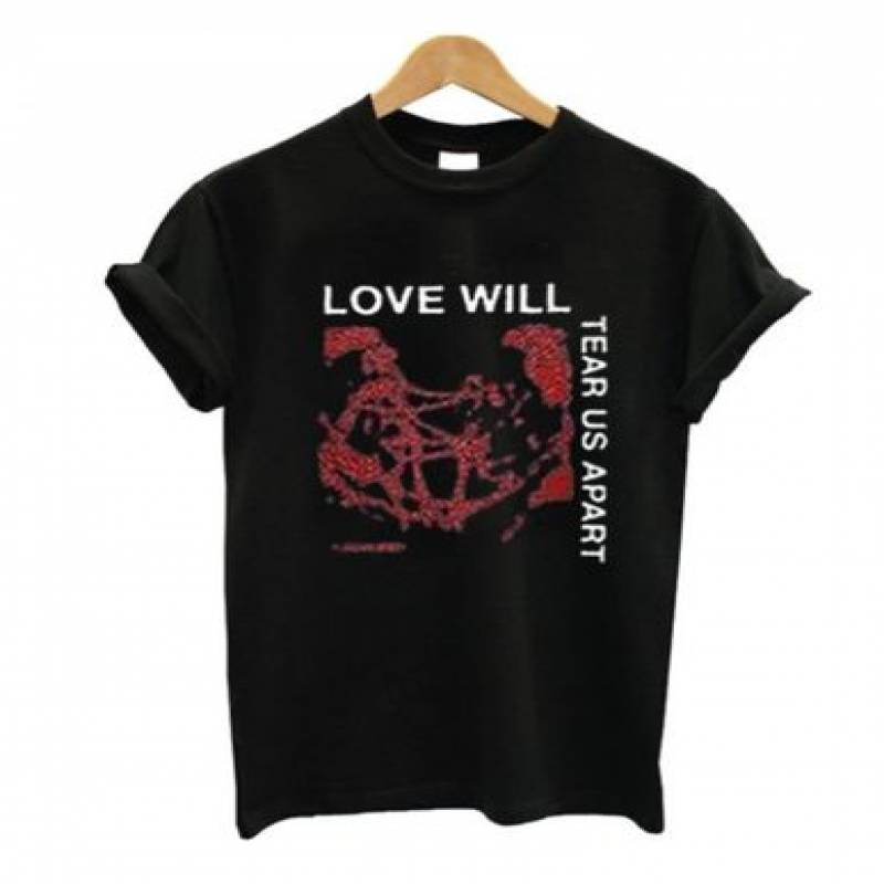 love will tear us apart t-shirt