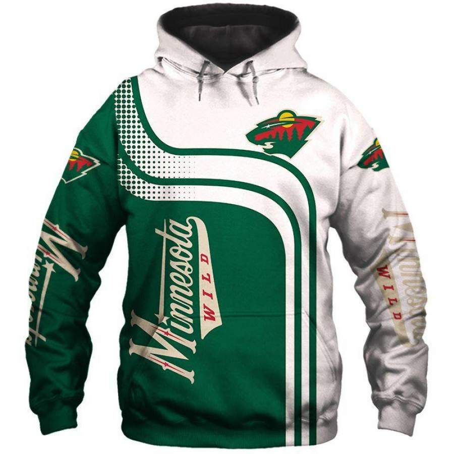 Minnesota Wild Hoodie 3D Style1517 All Over Printed