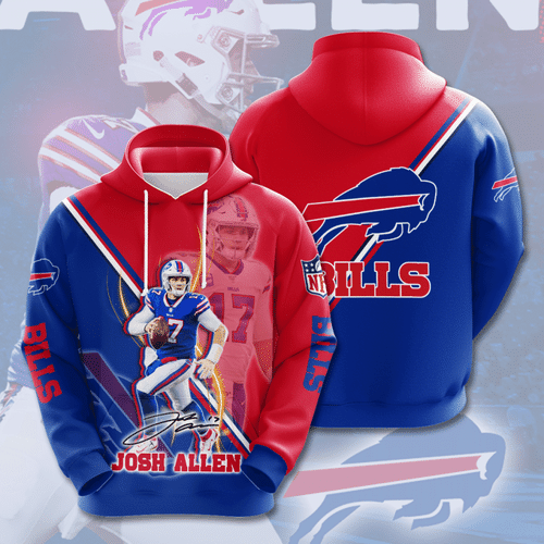 Buffalo Bills Josh Allen 88 Unisex 3D Hoodie Gift For Fans