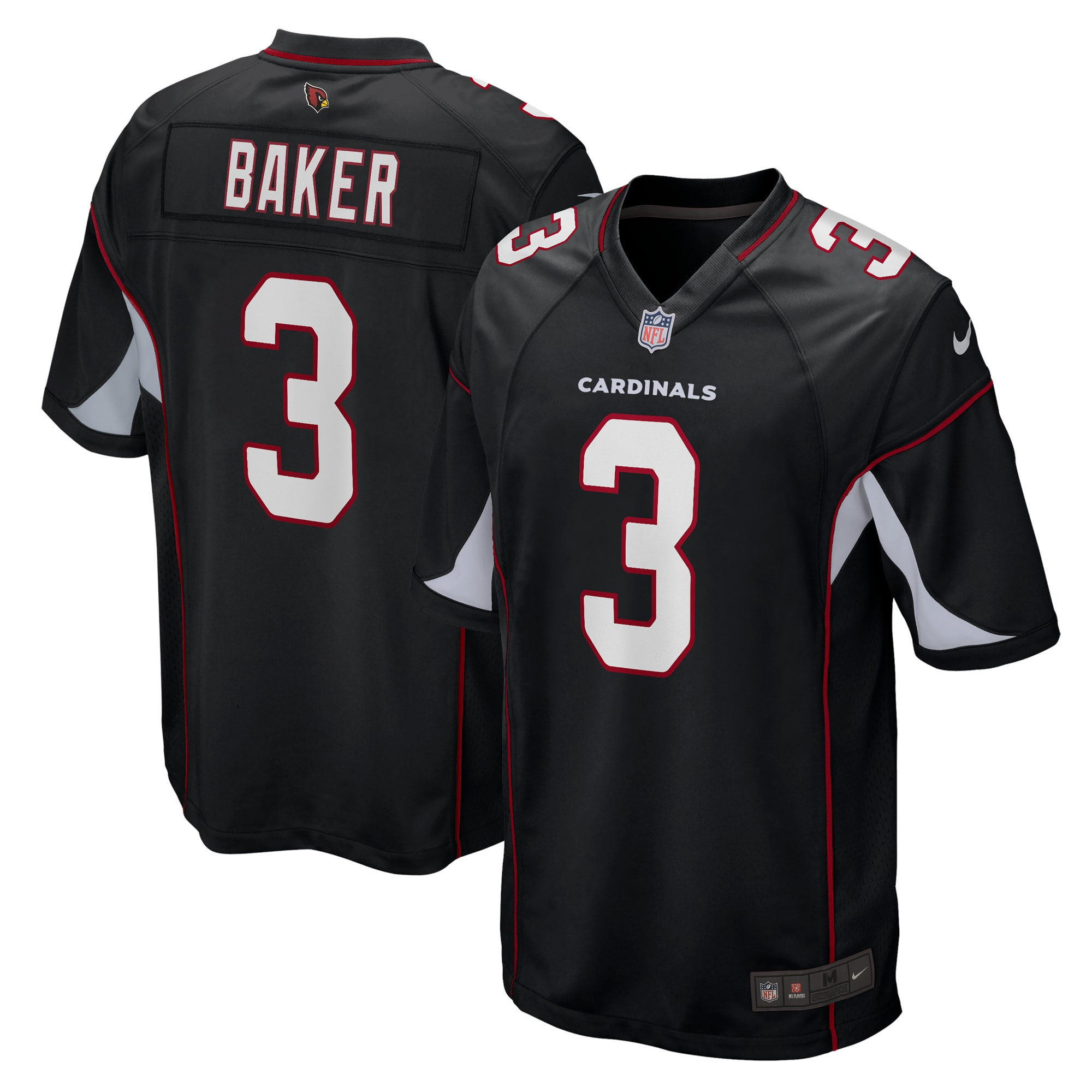 Budda Baker Arizona Cardinals Alternate Game Jersey – Black NFL