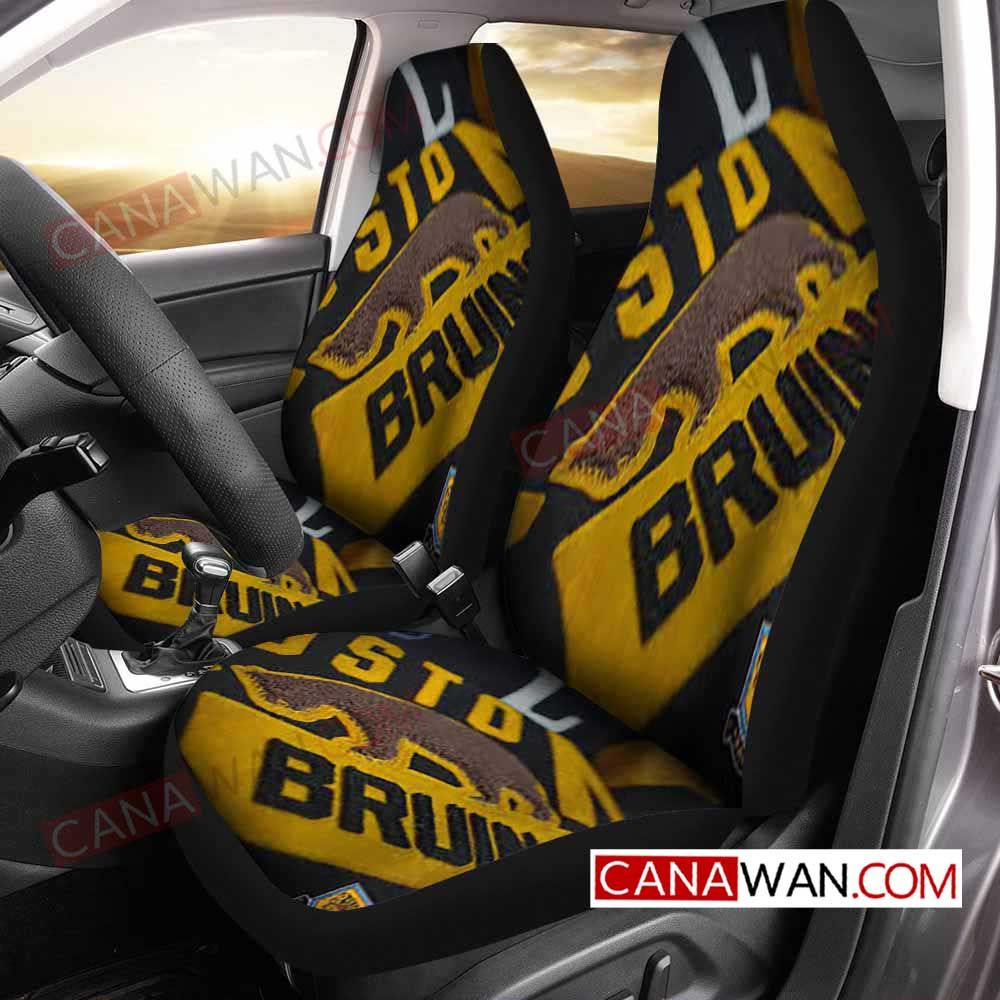 Boston Bruins Style146 3D Customized Personalized Car Seat Cover