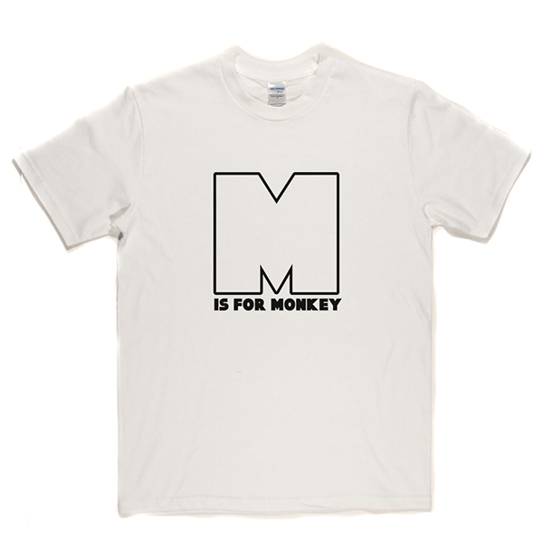 M is for Monkey T Shirt