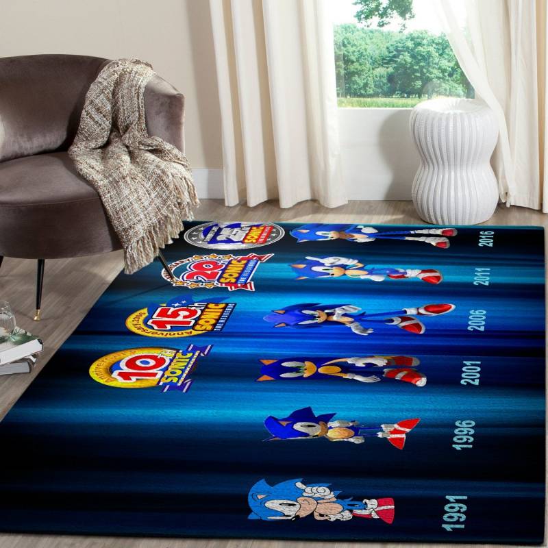 Sonic the Hedgehog Area Rug V2