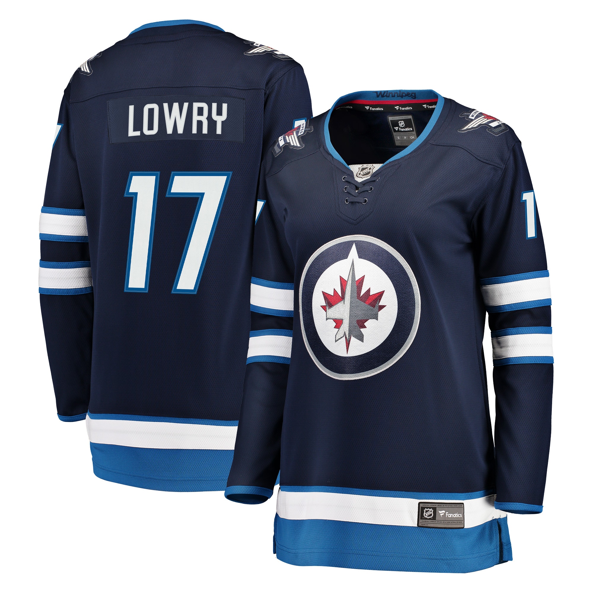 Adam Lowry Winnipeg Jets Branded Women's Breakaway Player Jersey – Navy