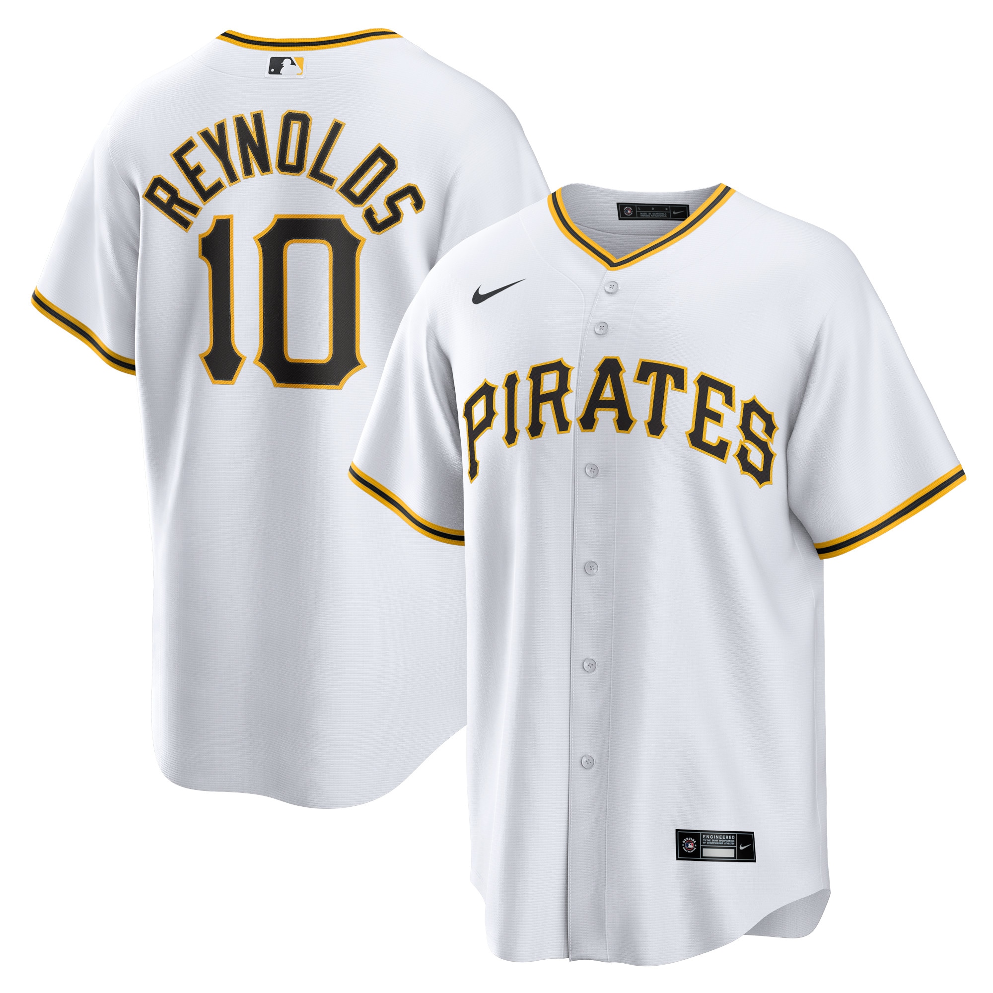 Bryan Reynolds Pittsburgh Pirates Replica Player Jersey – White