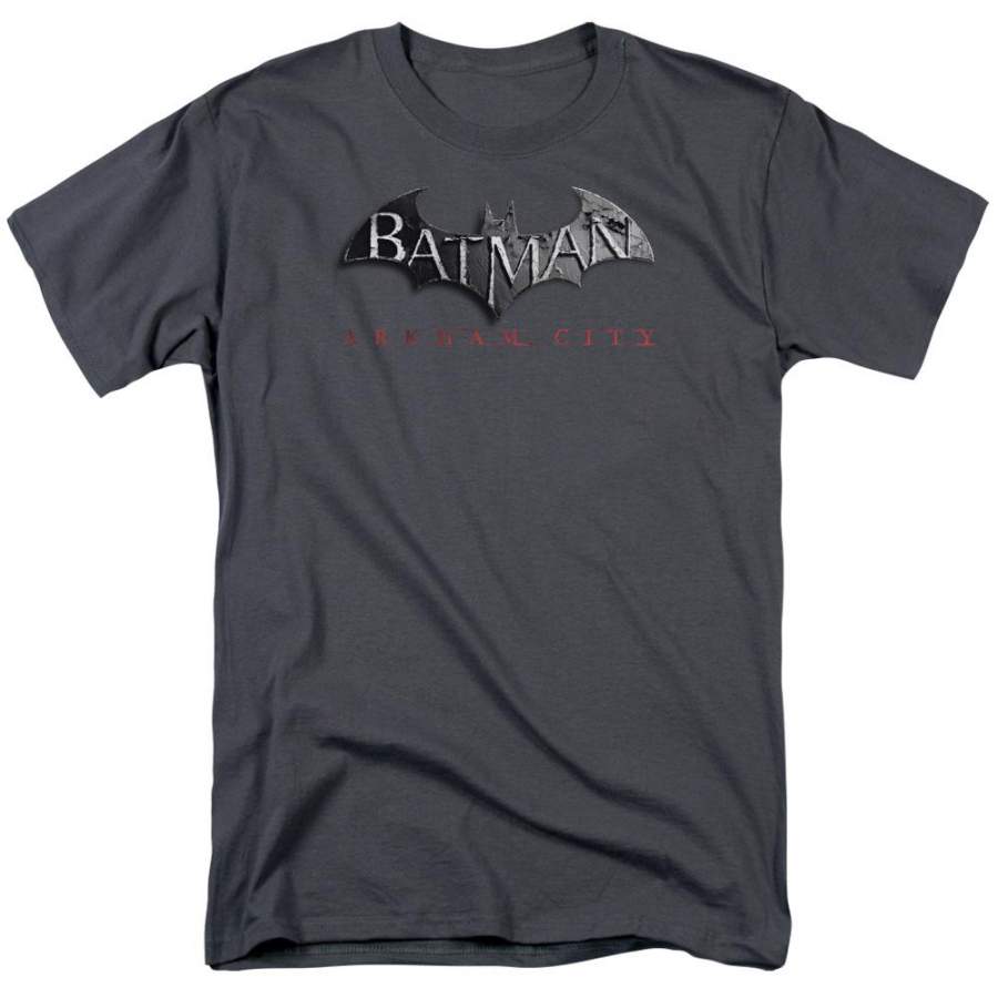 Batman – Arkham Logo Men’s Regular Fit T-Shirt