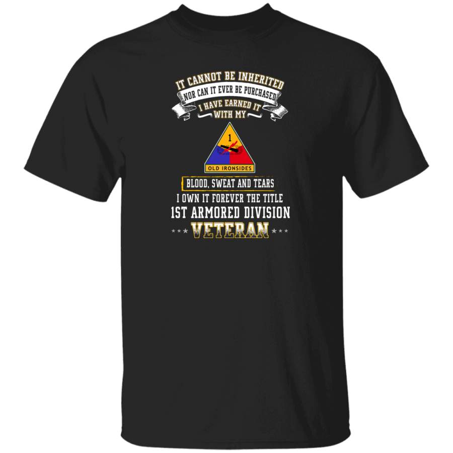 Forever The Title 1st Armored Division Veteran T-Shirt Veterans Day Christmas Gift Mug