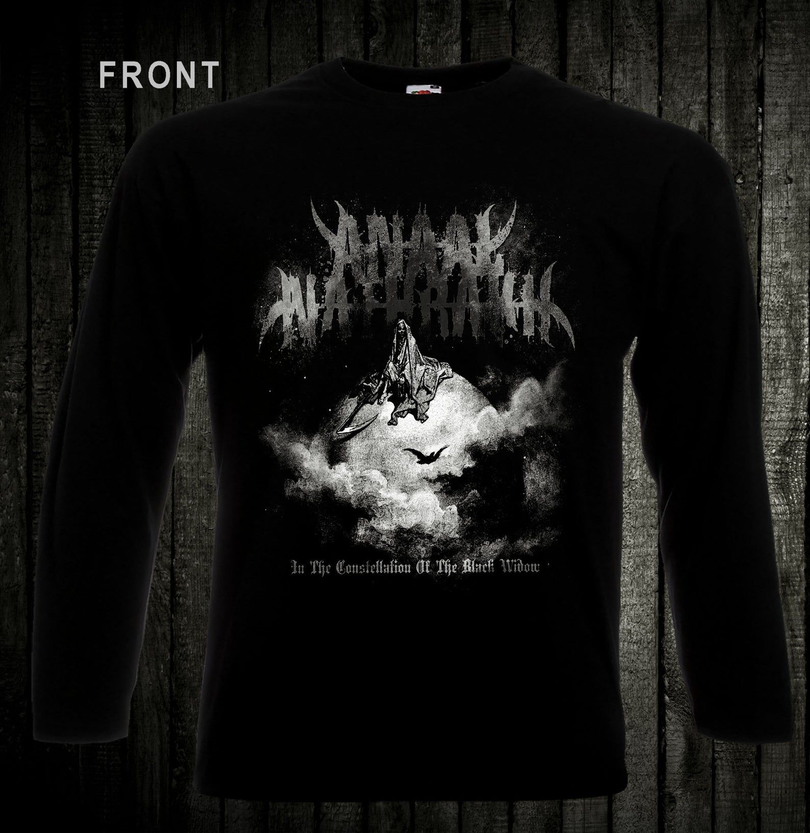 Anaal Nathrakh-In The Constellation Of The Black Widow-Heavy Metal Black Metal Death Metal Band Black Sleeve Tshirt – Ss To 3