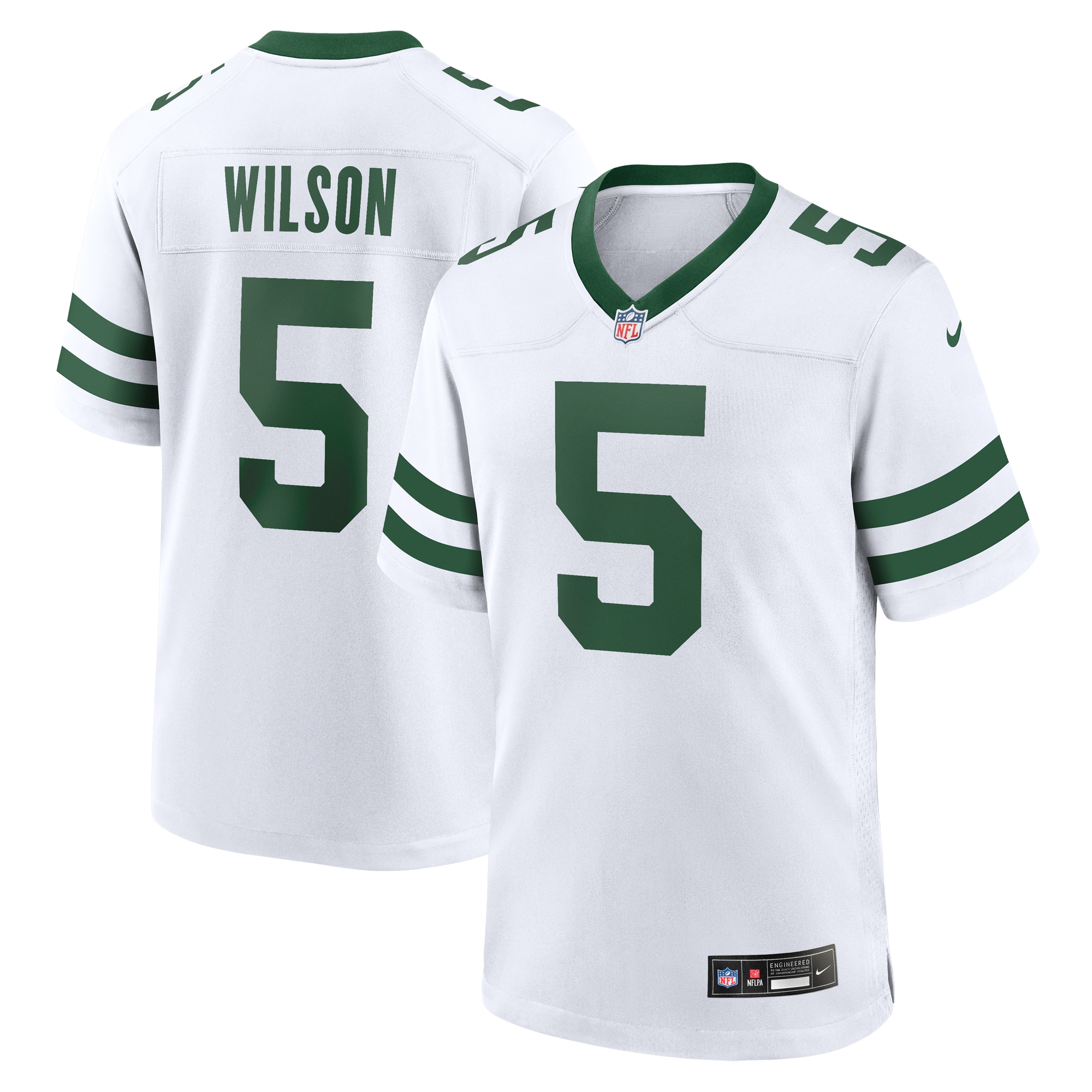 Garrett Wilson New York Jets Alternate Game Jersey – White