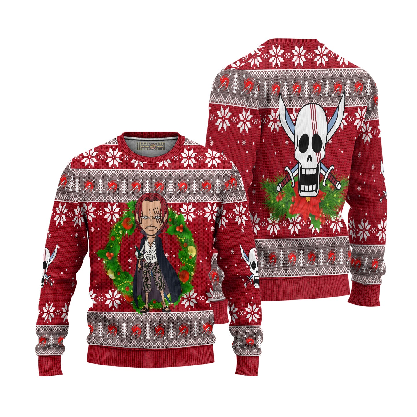 Shanks One Piece Anime Ugly Christmas Sweater Xmas Gift