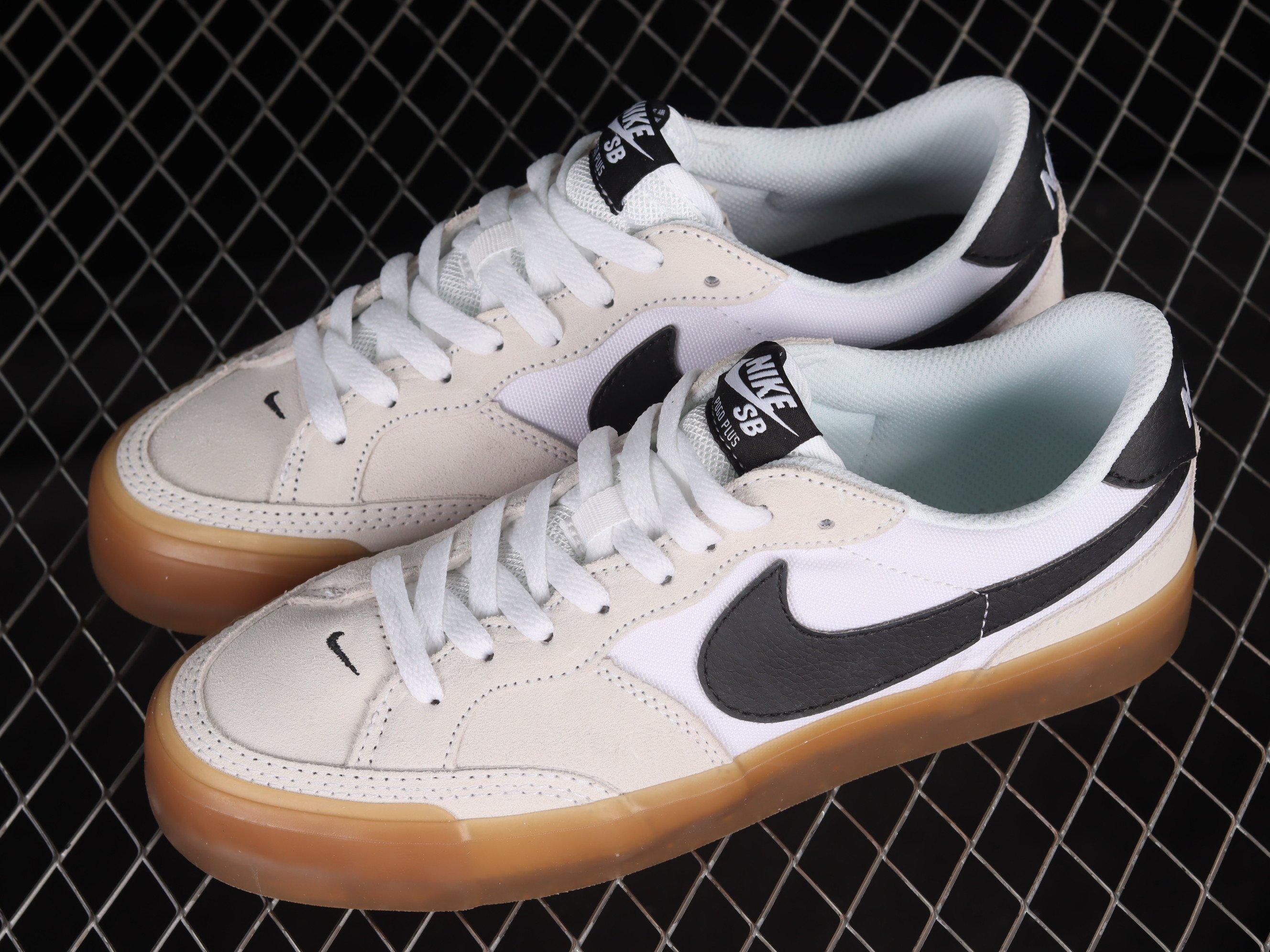 Nike SB Pogo WhiteGum Light BrownBlack Shoes Sneakers SNK956954338