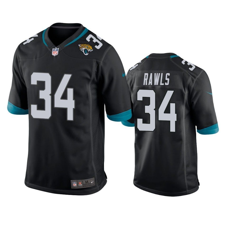 Jacksonville Jaguars Thomas Rawls Game Black Mens Jersey