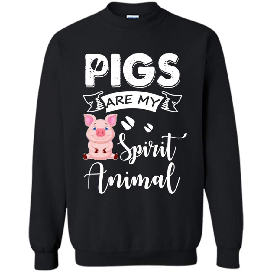 Pigs Are My Spirit Animal A – Gildan Crewneck Sweatshirt