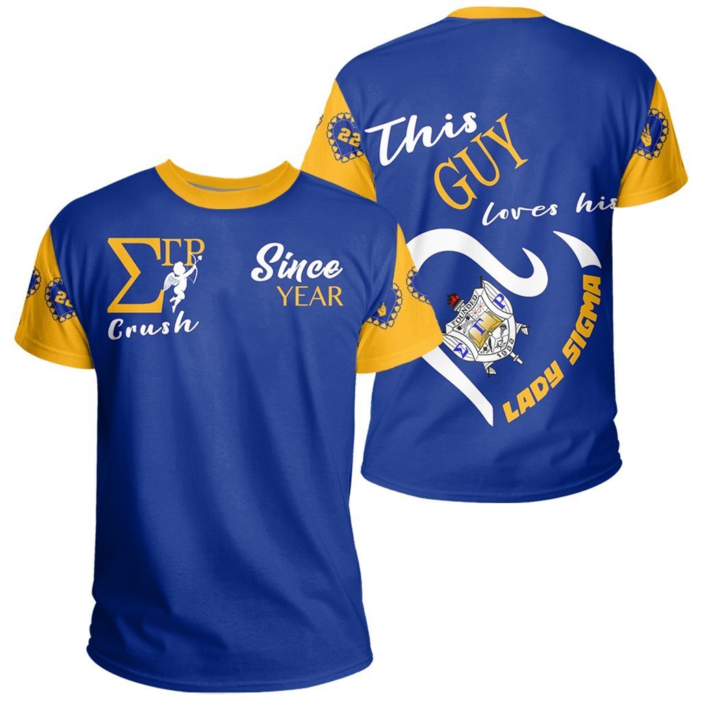 Personalized Greek Life T-Shirt – Sigma Gamma Rho Valentine Crush Tee J0