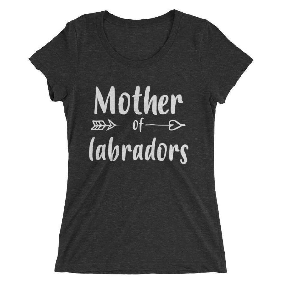 Women’s Mother of Labradors tshirt Labrador gift