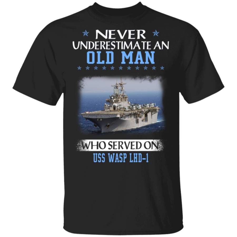 USS Wasp LHD-1 Veterans Day Christmas Gift T-Shirt