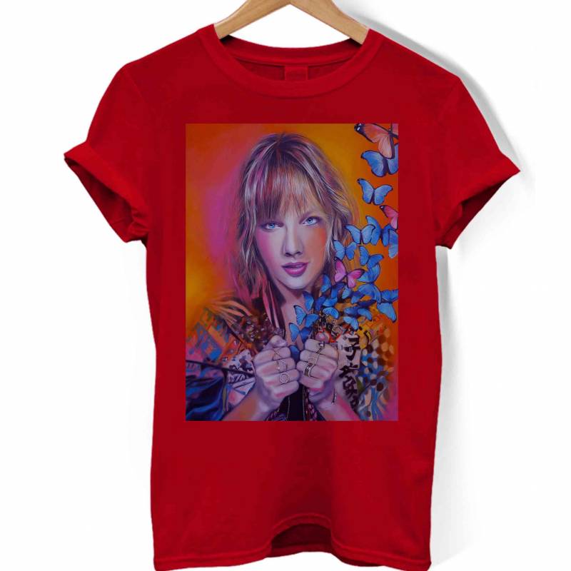 Taylor Swift Butterfly Art Women T-Shirt