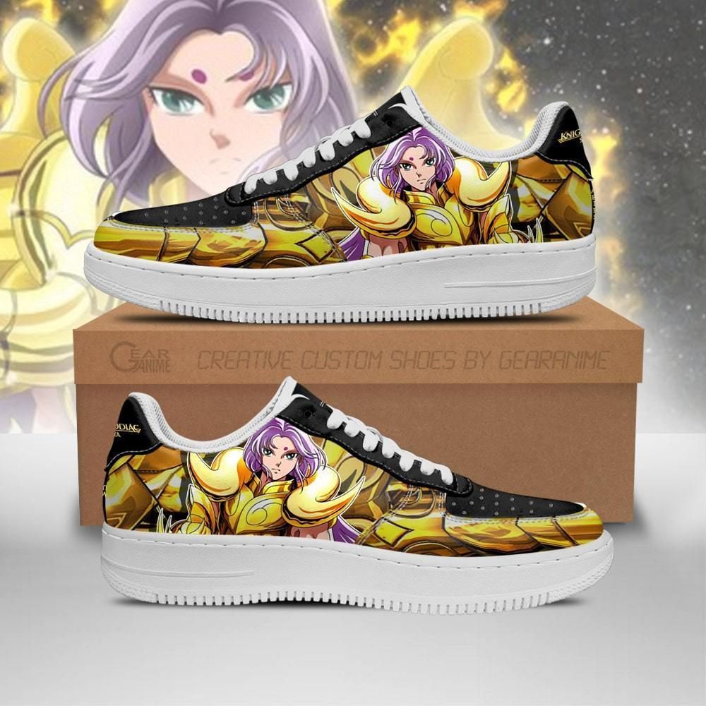 Aries Mu Sneakers Uniform Saint Seiya Anime Shoes Unisex Men Women