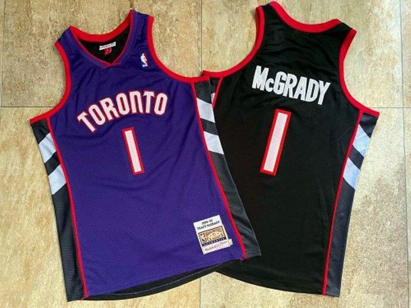 Toronto Raptors Tracy Mcgrady #1 NBA 2020 New Arrival Black&blue Jersey