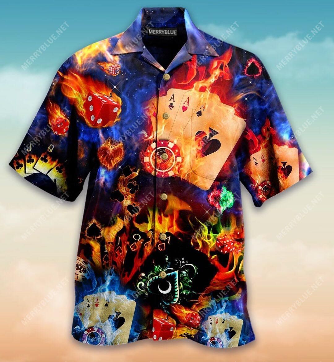 Check Out This Awesome Amazing Poker Unisex Hawaii Aloha Shirts Ha30057