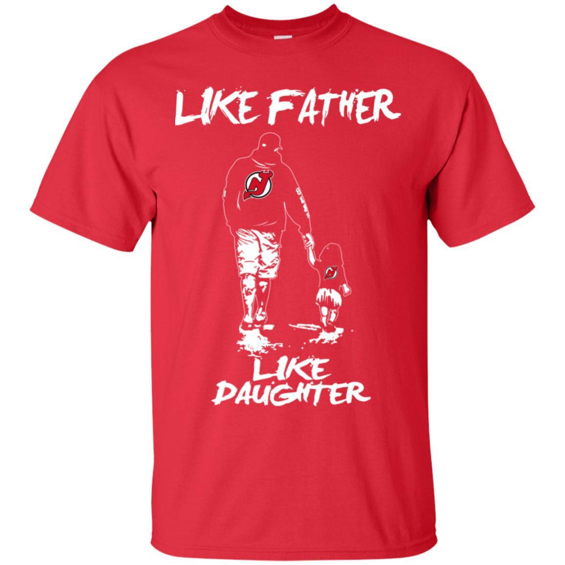 Great Like Father Like Daughter New Jersey Devils Tshirt For Fans