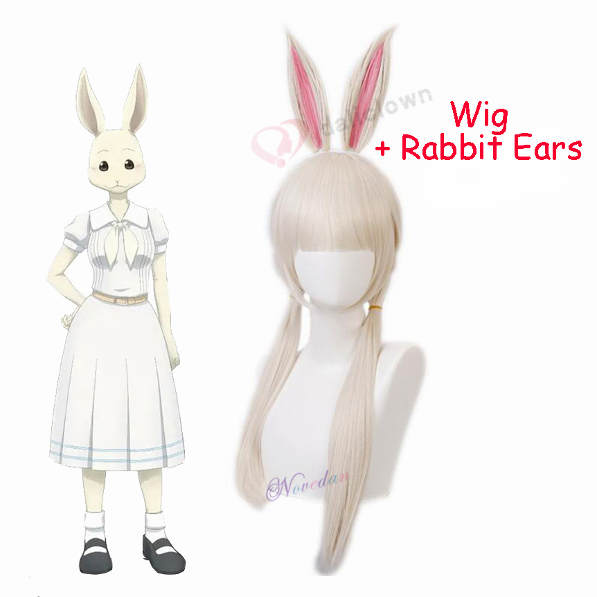 Anime BEASTARS Cosplay Costume Wig Legoshi Haru School Uniform Dress Men Women Adult Wolf Rabbit Halloween Christmas Costume alx